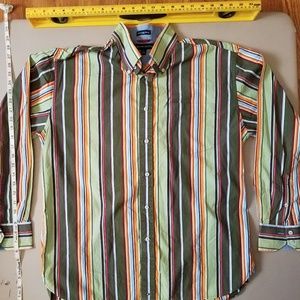 Vintage Retro Tommy Hilfiger 80s Two-Ply Button Up
